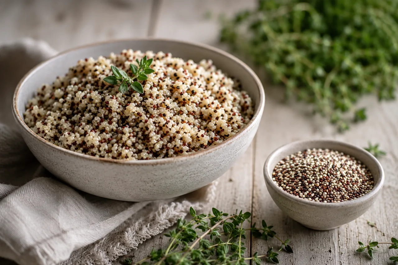 Quinoa - sorter, koktid, näring & recept